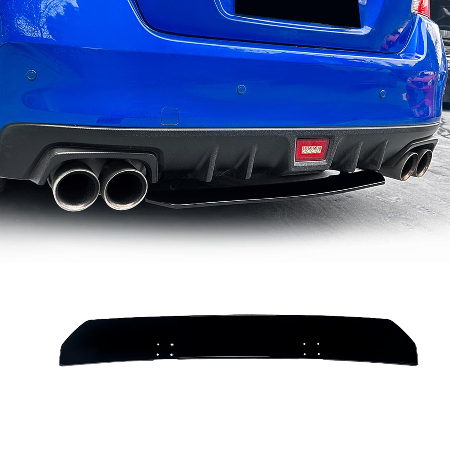 ※送料無料※WRX S4 STI エアロパーツ リヤアンダーディフューザー WRX S4 STIリヤアンダーディフューザー(チェリーレッド